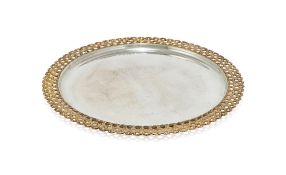 STUART DEVLIN, A CASED SILVER AND SILVER GILT SALVER, NO. 15, LONDON 1979
