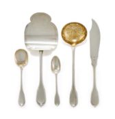 A FRENCH SILVER PART TABLE SERVICE, MAISON CARDEILHAC (AMÉLIE CARDEILHAC), PARIS CIRCA 1910