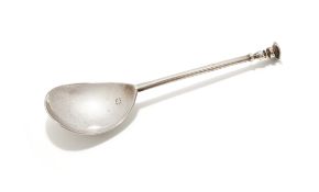 AN ELIZABETH I SILVER SEAL TOP SPOON, MAKER'S MARK OBSCURED, LONDON 1601