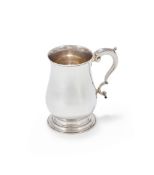 A GEORGE IIII SILVER BALUSTER MUG, JOHN DUTTON, LONDON 1773
