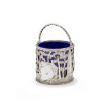 A GEORGE III SILVER SWING HANDLED CREAM PAIL, ROBERT HENNELL, LONDON 1782