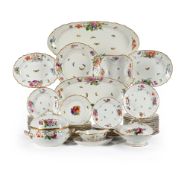 A BERLIN KPM PORCELAIN PART DINNER SERVICE, LATE 20TH CENTURY