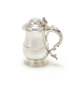 A GEORGE III SILVER BALUSTER TANKARD, PROBABLY BY JOHN SCOFIELD, LONDON 1773