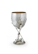 A VICTORIAN SILVER CUP, MARTIN, HALL & CO., SHEFFIELD 1879