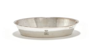 A GEORGE III SILVER OVAL VEGETABLE DISH, JOHN EDWARDS, LONDON 1802