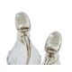 A PAIR OF SILVER MOUNTED AND FACETTED GLASS OIL BOTTLES, ROBERT HENNELL, CIRCA 1790 - Image 2 of 2
