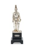A SILVER FIGURE OF A LIFE GUARD, CARRINGTON & CO. OVERSTRUCK BY ANOTHER, LONDON 1927