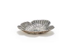 BUCCELLATI, AN ITALIAN SILVER LEAF DISH, GIANMARIA BUCCELLATI, BOLOGNA POST 1968 .925 STANDARD