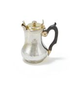 A FRENCH SILVER GILT BALUSTER COFFEE POT, PARIS 1785