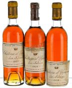 1959 Chateau d'Yquem Premier Cru Superieur, Sauternes (Halves)
