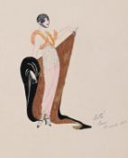 λ ERTÉ (FRENCH, 1892-1990), 'PARADISE' FASHION DESIGN, 1913