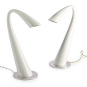 KLAUS NOLTING AND ANDREAS OSTWALD (SWISS, GERMAN, B.1964) PAIR OF ‘BELLE' TABLE LAMPS, DESIGNED 2006