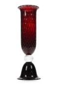 MURANO, TALL VASE, SECOND HALF 20TH CENTURY