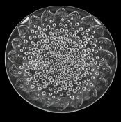 RENÉ LALIQUE (FRENCH, 1860-1945), 'ROSCOFF' DISH, DESIGNED IN 1932, LATE 20TH CENTURY