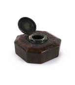 TIFFANY STUDIOS, 'ZODIAC' INKWELL, EARLY 20TH CENTURY