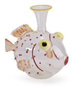λ MASSIMO LUNARDON (ITALIAN, B.1964), PUFFERFISH DECANTER, 2017