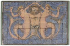 λ QUENTIN BELL (ENGLISH, 1910-1996), A TILED TABLE, CIRCA 1985