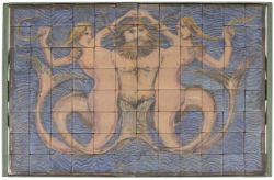 λ QUENTIN BELL (ENGLISH, 1910-1996), A TILED TABLE, CIRCA 1985