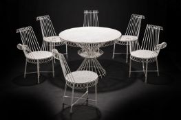 MATHIEU MATÉGOT (HUNGARIAN/FRENCH, 1910-2001), 'CAP D'AIL' SUITE, DESIGNED 1953, MID 20TH CENTURY