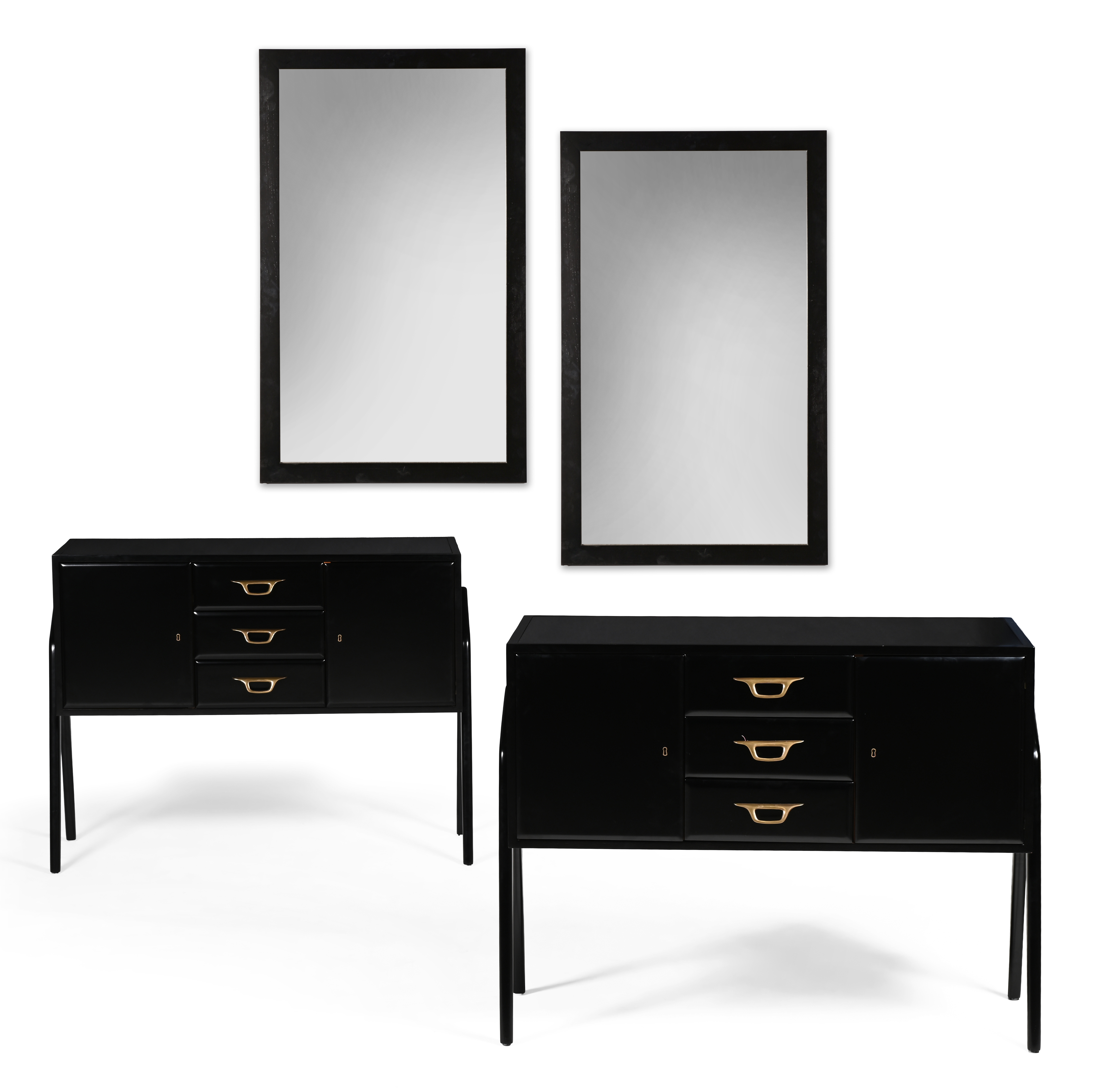 FIONA MCDONALD (BRITISH, FD.1997), A PAIR OF 'VALENTINA' CABINETS, 21ST CENTURY