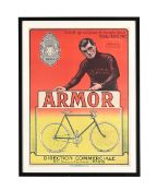 FRENCH, 'ARMOR' CYCLES ADVERTISEMENT, CIRCA 1912