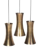 FRENCH, THREE DIABOLO HANGING PENDANTS, CIRCA 1960