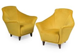 IN THE MANNER OF ICO PARISI (ITALIAN, 1916-1996), A PAIR OF ARMCHAIRS, SECOND HALF 20TH CENTURY