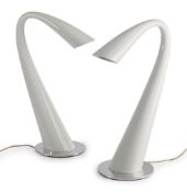KLAUS NOLTING AND ANDREAS OSTWALD (SWISS, GERMAN, B.1964) PAIR OF ‘BELLE' TABLE LAMPS, DESIGNED 2006