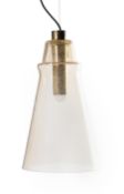A HANGING PENDANT LIGHT IN THE MURANO STYLE
