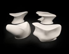 ZAHA HADID (IRAQI/BRITISH, 1950-2016), FOUR 'NEKTON' STOOLS, DESIGNED 2007, 2015