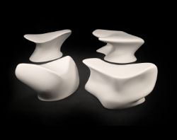 ZAHA HADID (IRAQI/BRITISH, 1950-2016), FOUR 'NEKTON' STOOLS, DESIGNED 2007, 2015