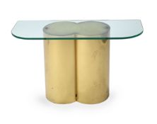 A MODERN CONSOLE TABLE, SECOND HALF 20TH CENTURY