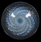 RENÉ LALIQUE (FRENCH, 1860-1945), 'VOLUTES' BOWL, DESIGNED 1934, PRE 1945