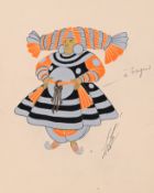 λ ERTÉ (FRENCH, 1892-1990), '2ND MANQUE' COSTUME DESIGN, 1936