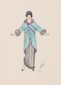 λ ERTÉ (FRENCH, 1892-1990), 'ROBE' FASHION DESIGN, 1912