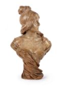 ALPHONSE HENRI NELSON (FRENCH, 1854-1919), 'ONDINE' BUST, CIRCA 1900