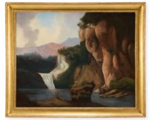 ITALIAN SCHOOL (19TH CENTURY), LE CASCATE DI TIVOLI