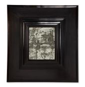 Y AN EBONY MIRROR OF LARGE SCALE, INDIAN, MODERN