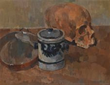 λ SIMON LEVY (FRENCH 1886-1973), STILL LIFE WITH SKULL