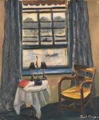 λ PAUL LUCIEN MAZE (FRENCH/BRITISH 1887-1979), VIEW FROM A WINDOW OVERLOOKING A RIVER