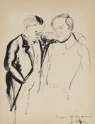 λ ANDRÉ DUNOYER DE SEGONZAC (FRENCH 1884 -1974), FREDERIC ET DESLAURIERS