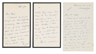 EDEN, Anthony, two autograph letters to Paul Maze, signed (Anthony Eden and Anthony, respectively)
