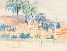 λ PAUL LUCIEN MAZE (FRENCH/BRITISH 1887-1979), VIEW OF A MOROCCAN TOWN