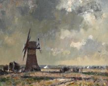 λ EDWARD SEAGO (BRITISH 1910-1974), A MARSHLAND MILL