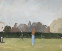 λ EUAN UGLOW (BRITISH 1932-2000), FIGURES IN A PARK