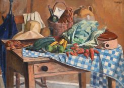 λ PAUL LUCIEN MAZE (FRENCH/BRITISH 1887-1979), THE KITCHEN TABLE
