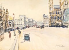 λ PAUL LUCIEN MAZE (FRENCH/BRITISH 1887-1979), WHITEHALL, LONDON