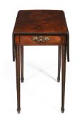 A FINE GEORGE III MAHOGANY AND FUSTIC BANDED PEMBROKE TABLE, ATTRIBUTED TO INCE & MAYHEW, CIRCA 1765