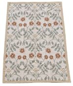 AN ENGLISH NEEDLEPOINT CARPET, IN ARTS & CRAFTS STYLE, 20TH CENTURY