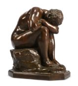 AIMÉ-JULES, DALOU (1838-1902) A BRONZE FIGURE ‘LA VERITÉ MÉCONNUE’